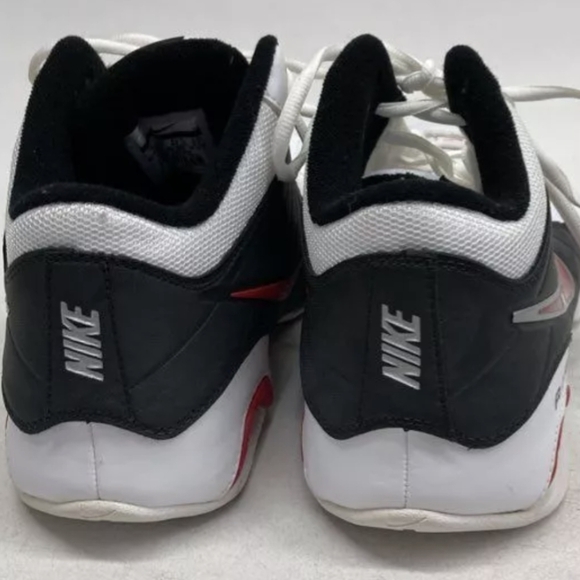 Nike Air Visi Pro Red White & Black Sneakers Size 9 Pre-owned Like New MSRP $119 - Picture 5 of 7